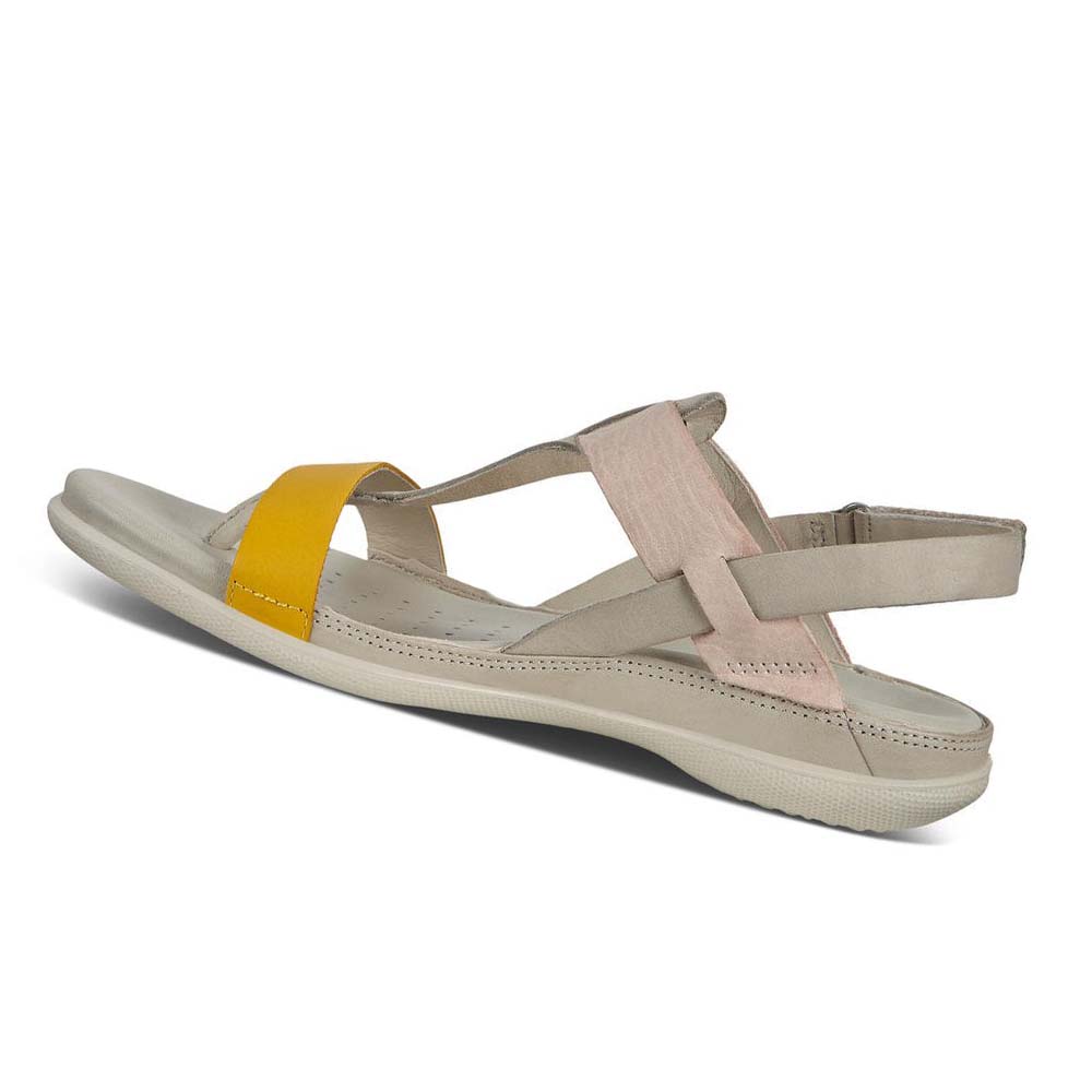 Women's Ecco Flash Sandals Grey / Orange | USA 176LIS